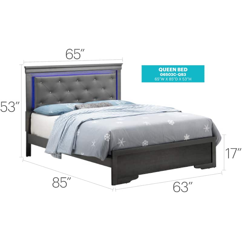 Lorana Queen Panel Beds