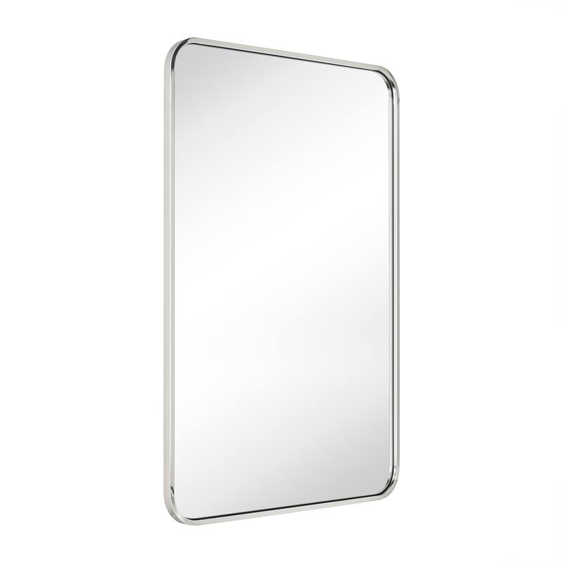 Rounded Rectangle Bathroom Vanity Mirror, Vertically/Horizontal Hanging