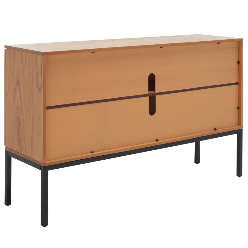 SAFAVIEH Tabetha 2-Shelf Rattan Sideboard - 54 In. W x 15 In. D x 33 In. H - 54Wx15Dx33H