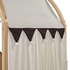 preview thumbnail 17 of 56, Wood Twin Size Bed Frame with Arched Roof, Floor Bed with Light and Curtain, Pull-out Kids Bed for Girls Boys Bedroom