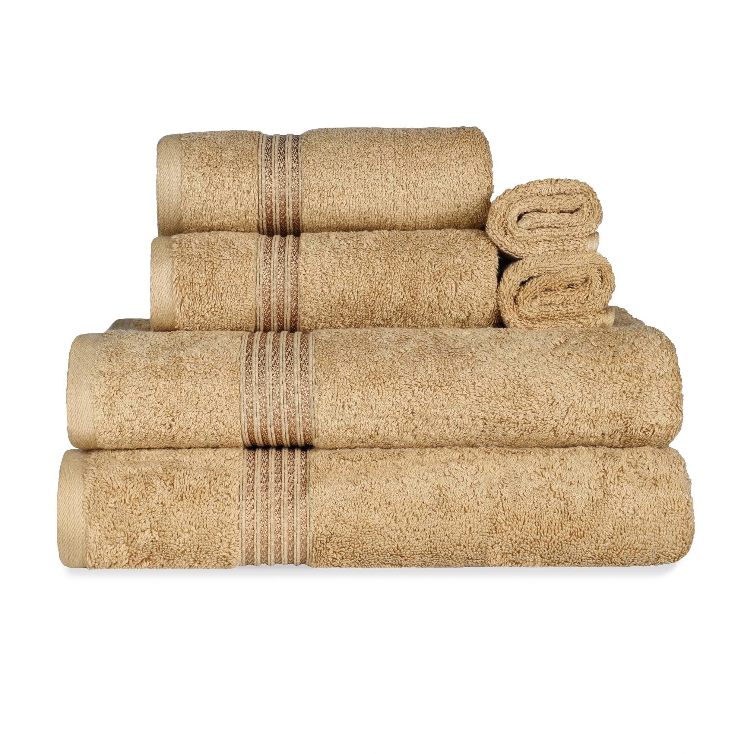 Superior Heritage Egyptian Cotton Absorbent 6-Piece Towel - Picture 62 of 70