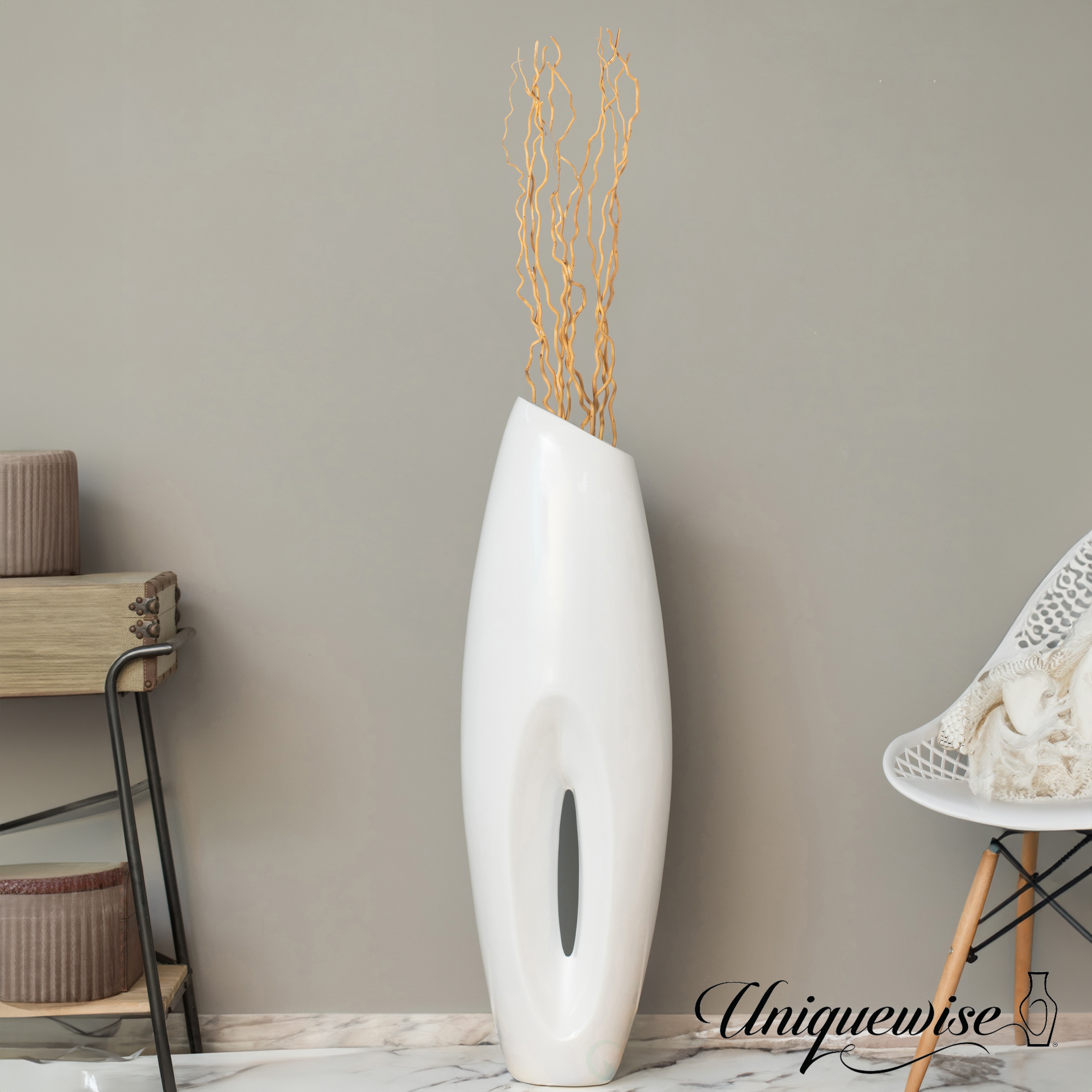 Large vase floor lamps best sale