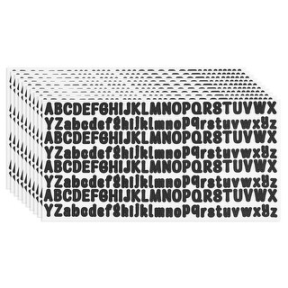 2080 Pcs 10 Sheets Vinyl Letters Numbers Stickers Kit Self Adhesive ...