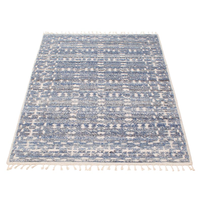 Tangier Blue Rug 5'2" x 8'1" - 5'2 x 8'1