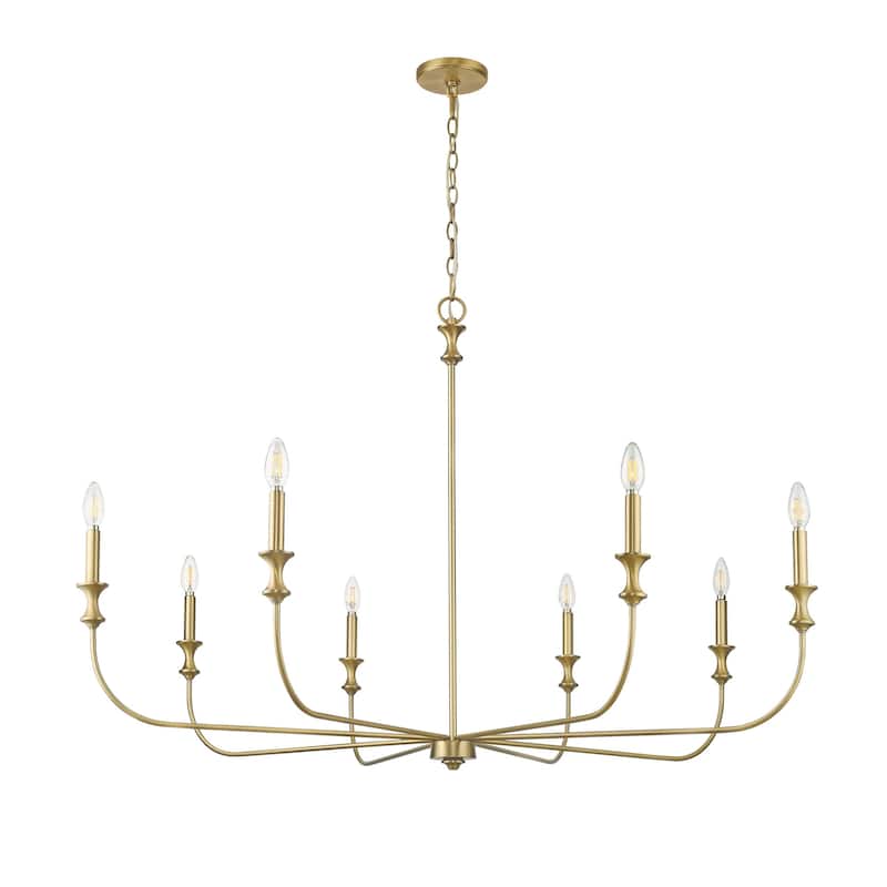 Millennium Lighting 29608 Savanne 8 Light 48" Wide Taper Candle Style