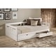preview thumbnail 4 of 16, Melody Expandable Twin-to-King Trundle Daybed with Storage Drawers