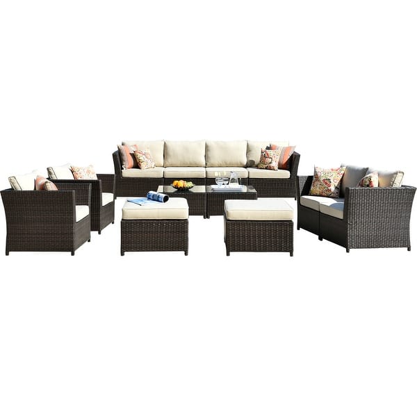 Ovios Patio Furniture Set Outdoor 12 Pcs Sets Pe Ovios Patio Furniture Set Outdoor