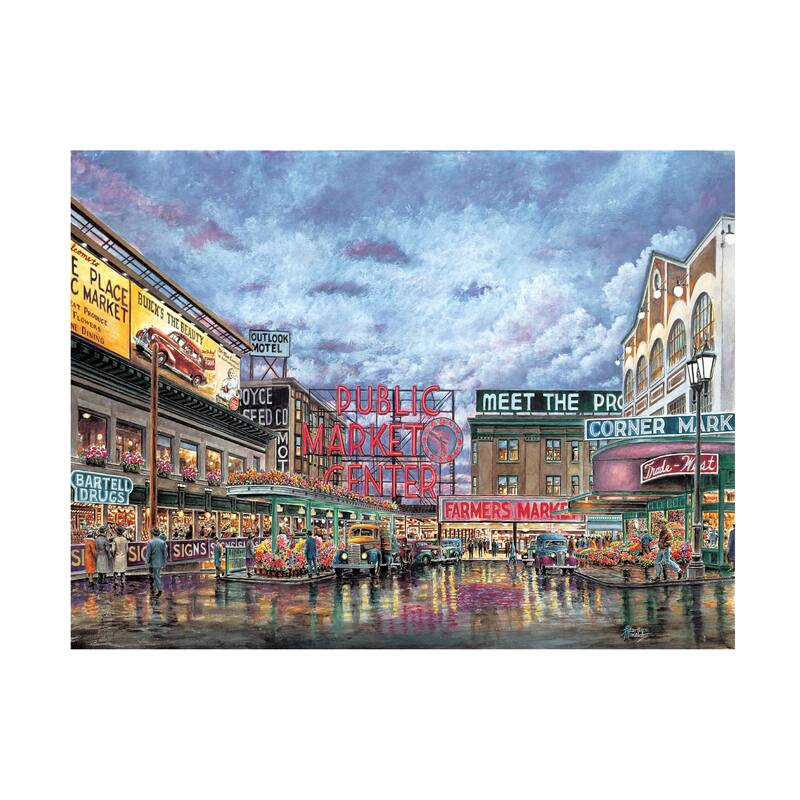 Stanton Manolakas 'Pike Place Market I' Canvas Art - Bed Bath & Beyond ...