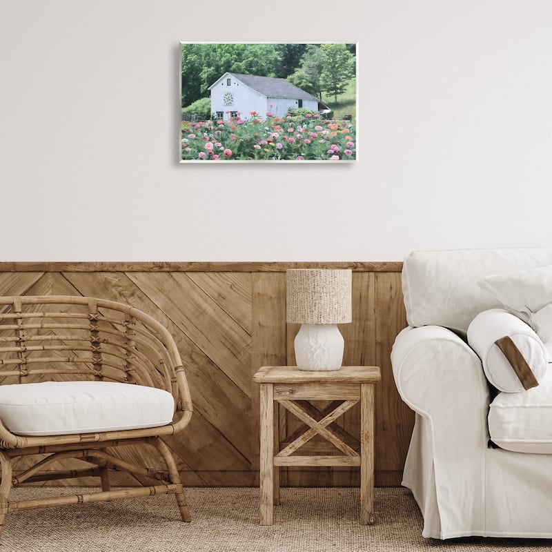 Stupell Countryside House in Garden Wall Plaque Art Design By Lori Deiter