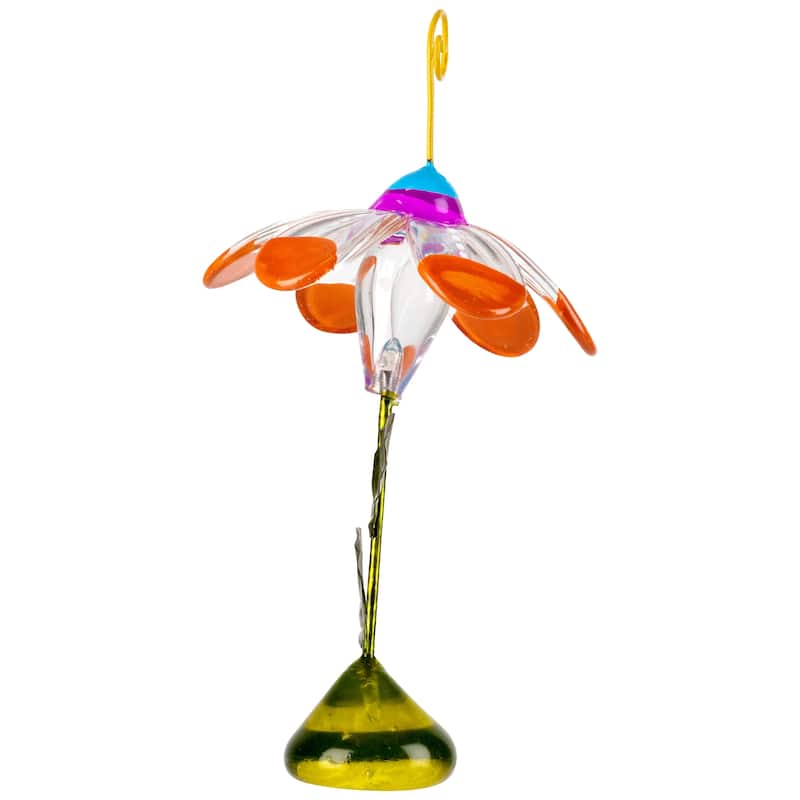 Cotton Candy Petal Flower Crystal Decoration - 4.5"