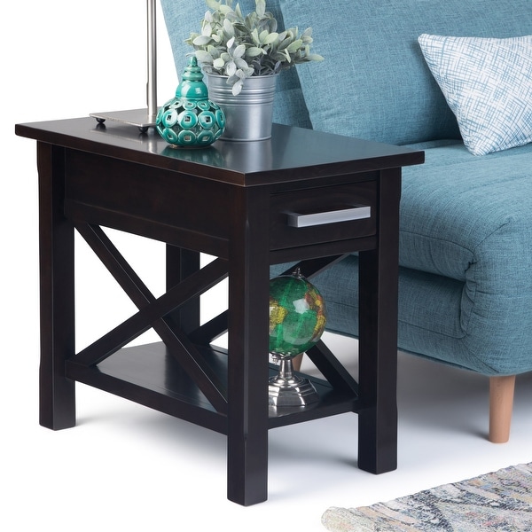 WYNDENHALL Waterloo SOLID WOOD 14 inch Wide Rectangle Contemporary