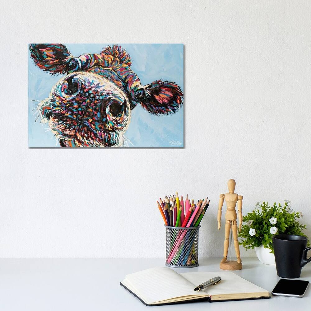 iCanvas "Funny Cow II" by Carolee Vitaletti Canvas Print