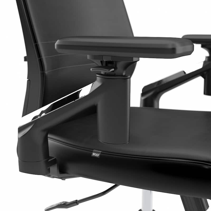 Laguna Mid Back Leather Office Chair by Bush Business Furniture