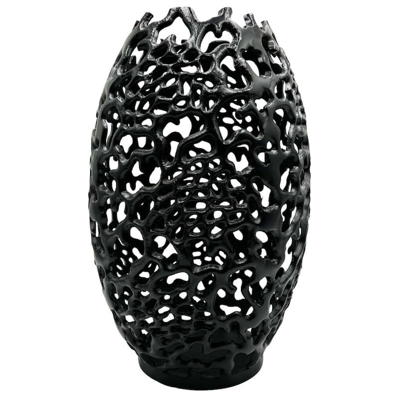 Decorative Handmade Aluminum Egg Nest Flower Vase