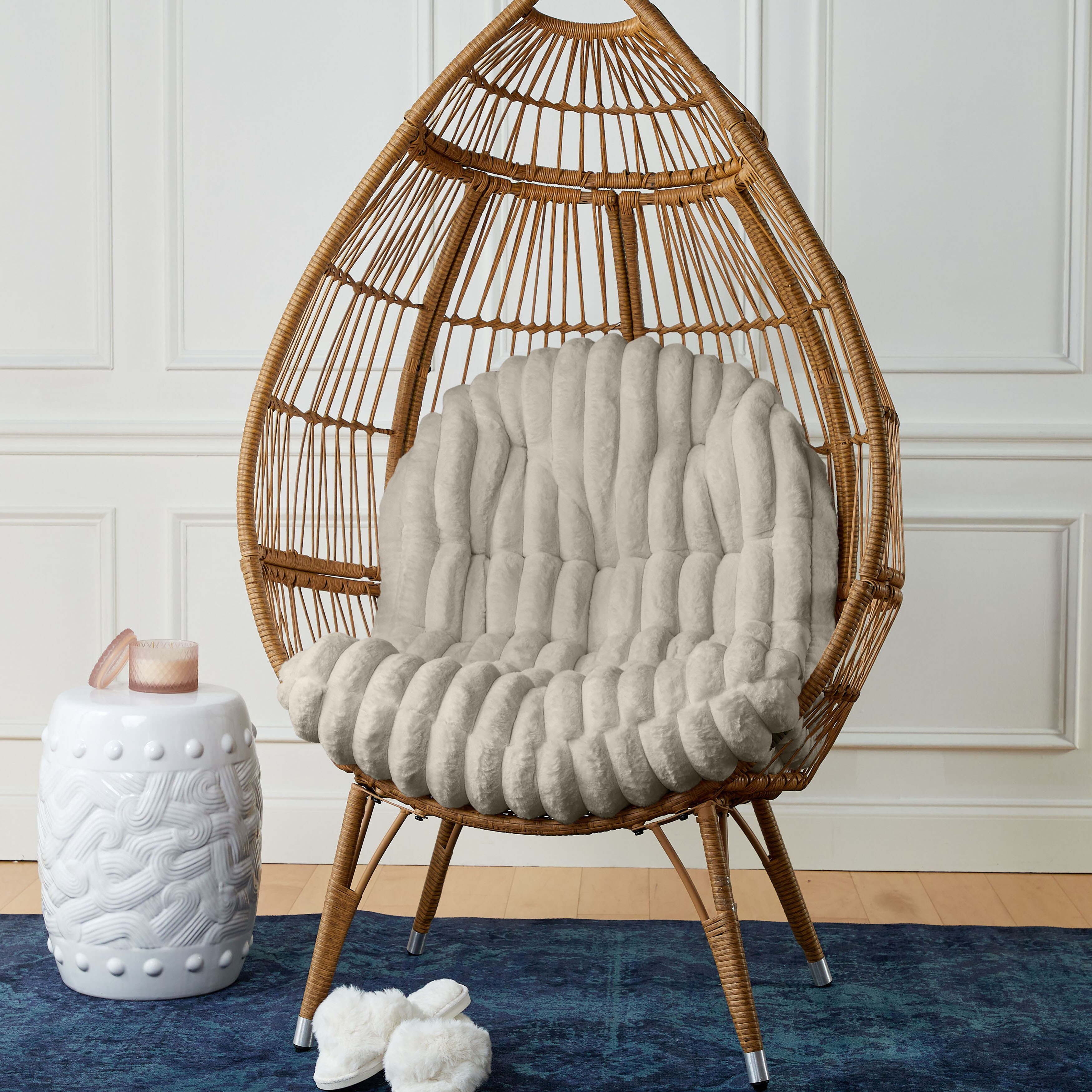 Sorra Home Indoor Egg Chair Replacement Cushion