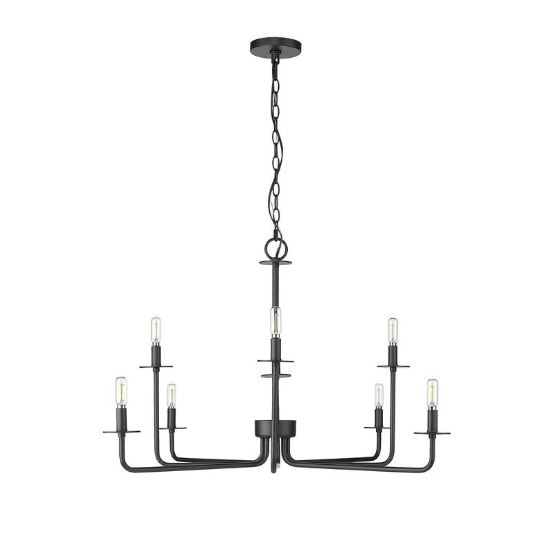 Millennium Lighting Emery 5/12 Chandelier Ceiling Light - Brushed Nickel - 5 Lights
