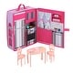 preview thumbnail 1 of 10, Badger Basket Home & Go Doll Kitchen with Storage for 12-inch Dolls