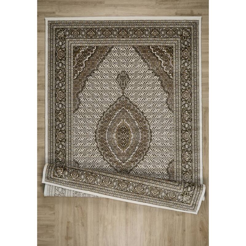 Master Collection Border Transitional Area Rug
