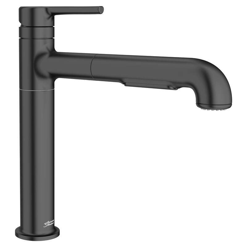 American Standard Studio S 1.8 GPM Single Hole Pull Out Kitchen Faucet - Matte Black
