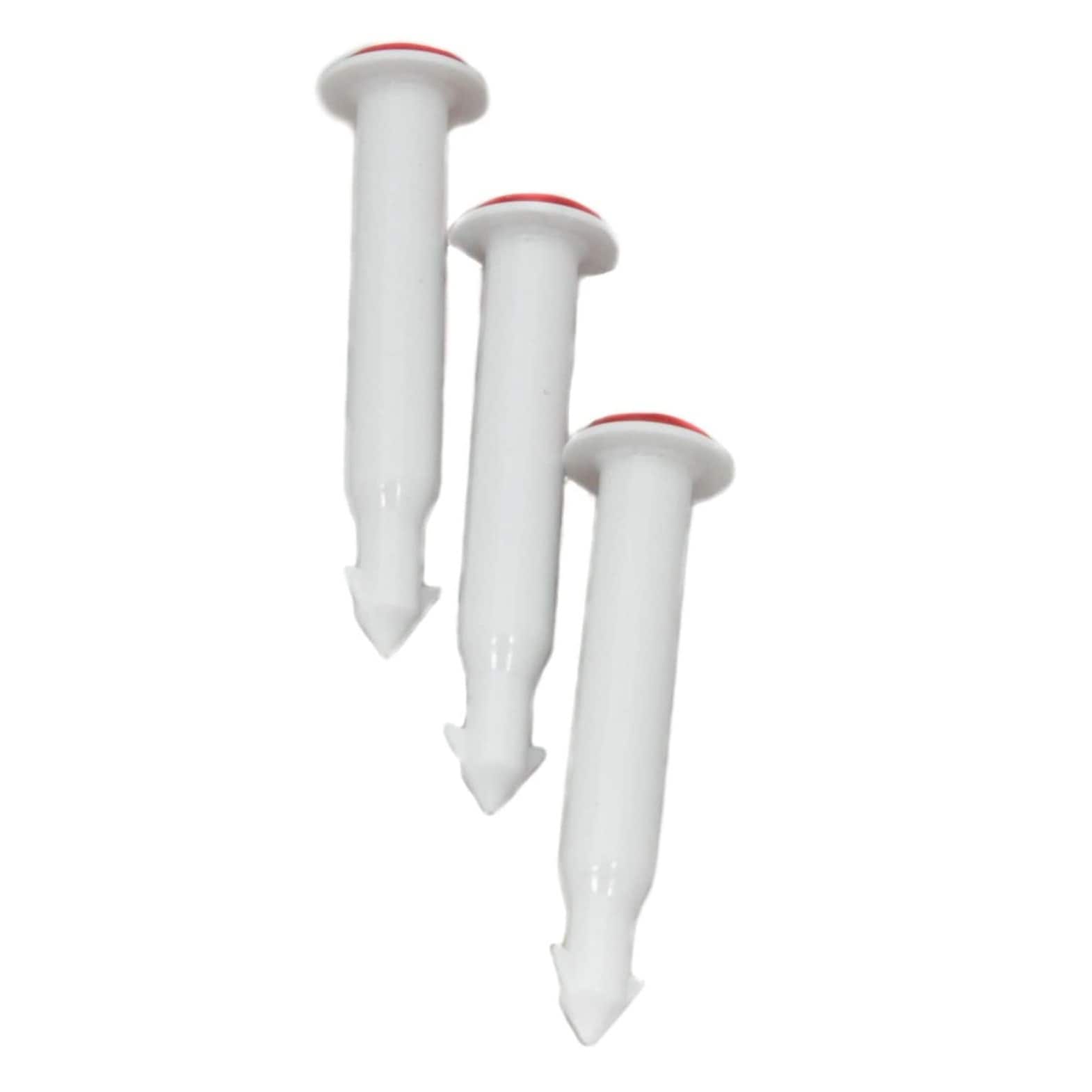 Chef Craft 3pc Pop-Up Plastic Disposable Poultry / Turkey Thermometer Set