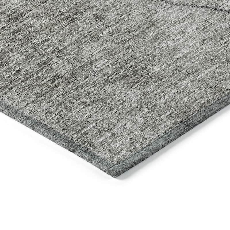HomeRoots Abstract Transitional Rectangle Outdoor Rug