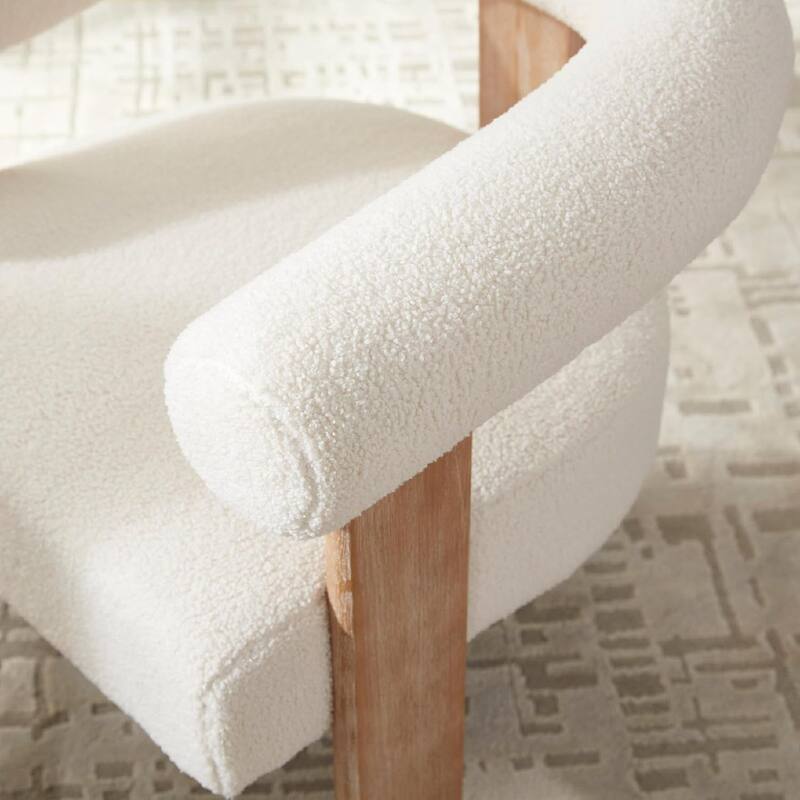 Accent Chair Living Room Chair with Solid Wood Frame