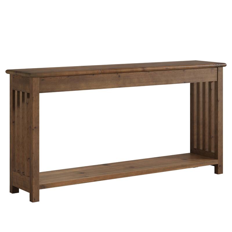 Solid Wood Console Table, Storage Entryway Table, Living Room Hallway Entrance Behind Couch Sofa Accent Table