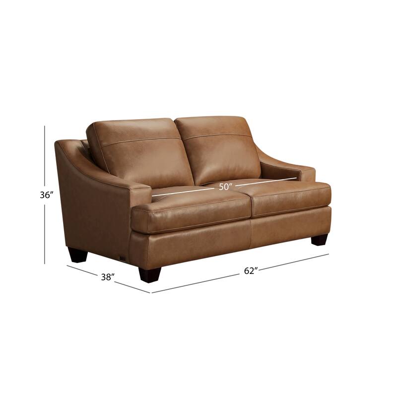 Merona Top Grain Leather Loveseat