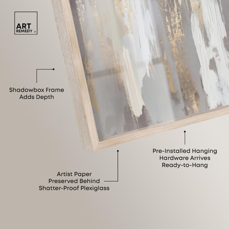 Flooding Gold II Shadowbox by Art Remedy