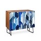 preview thumbnail 2 of 12, Carson Carrington Hjaelmared Modern/Contemporary Blue Credenza