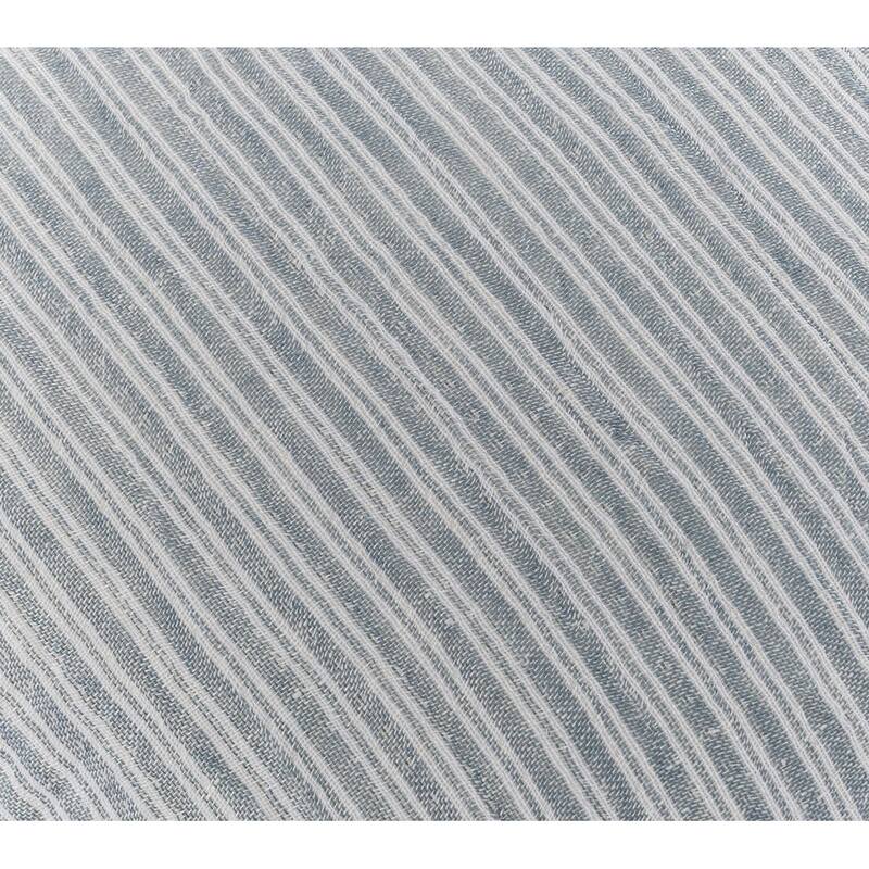 Camille 22" Square Throw Pilow, Ash Blue by Kosas Home