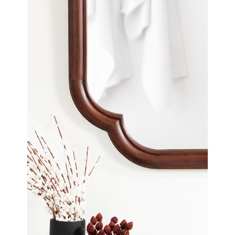 Kate and Laurel Glenby Scallop Wall Mirror