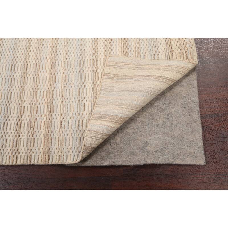 Modern Geometric Moroccan Oriental Area Rug Handmade Wool Carpet - 5'0" x 8'0"