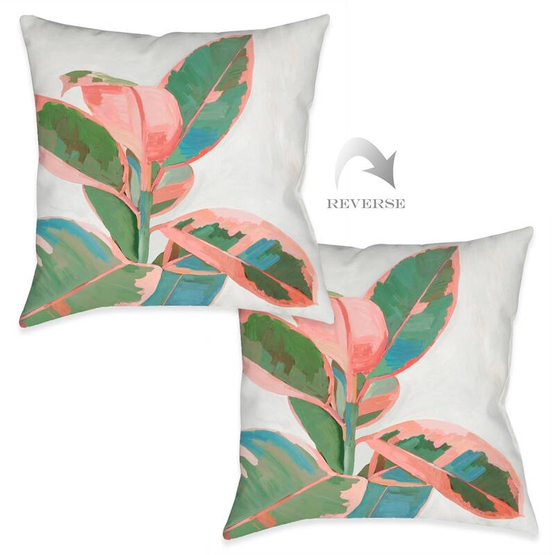 Laural Home Plant Life Outdoor Decorative Pillow