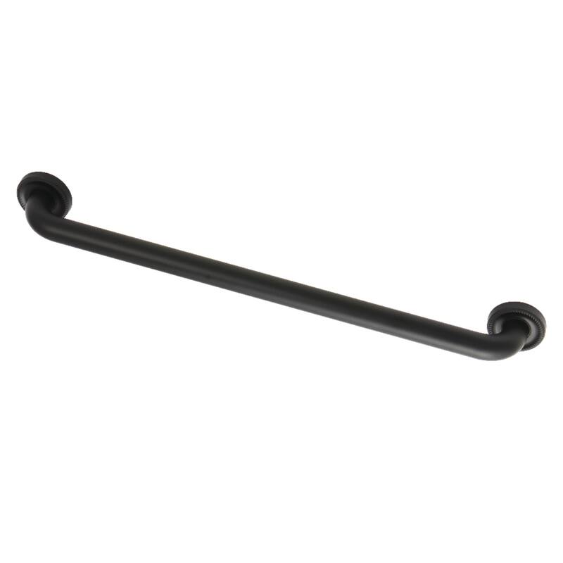 Kingston Brass Camelon 24-Inch X 1-1/4-Inch OD Grab Bar - Matte Black