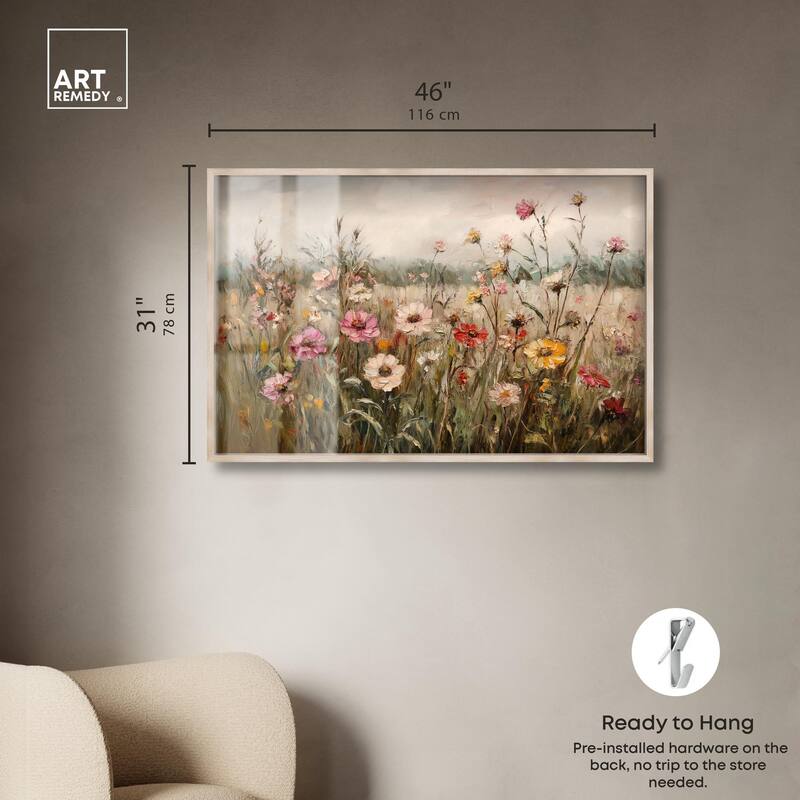 Vintage Blooms I Shadowbox by Art Remedy