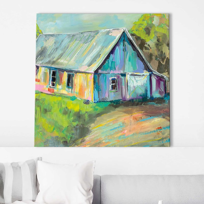 "Going to the Country I" Print on Canvas