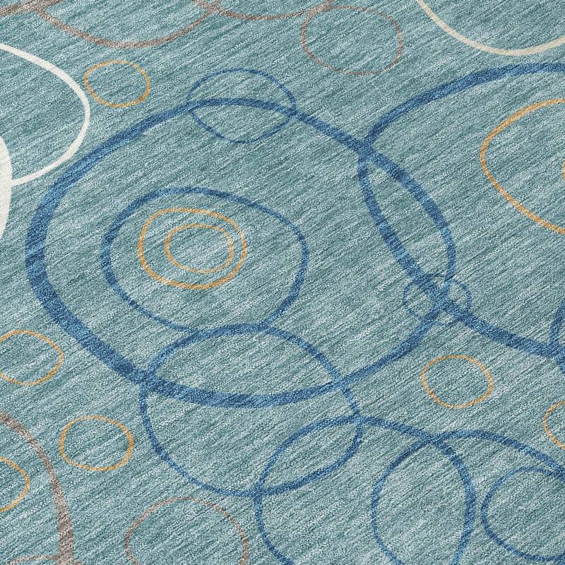 Machine Washable Indoor/ Outdoor Contemporary Nexus Chantille Rug