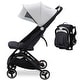 preview thumbnail 10 of 25, Lightweight Stroller, Compact One-Hand Fold Travel Stroller for Airplane Friendly - N/A Grey