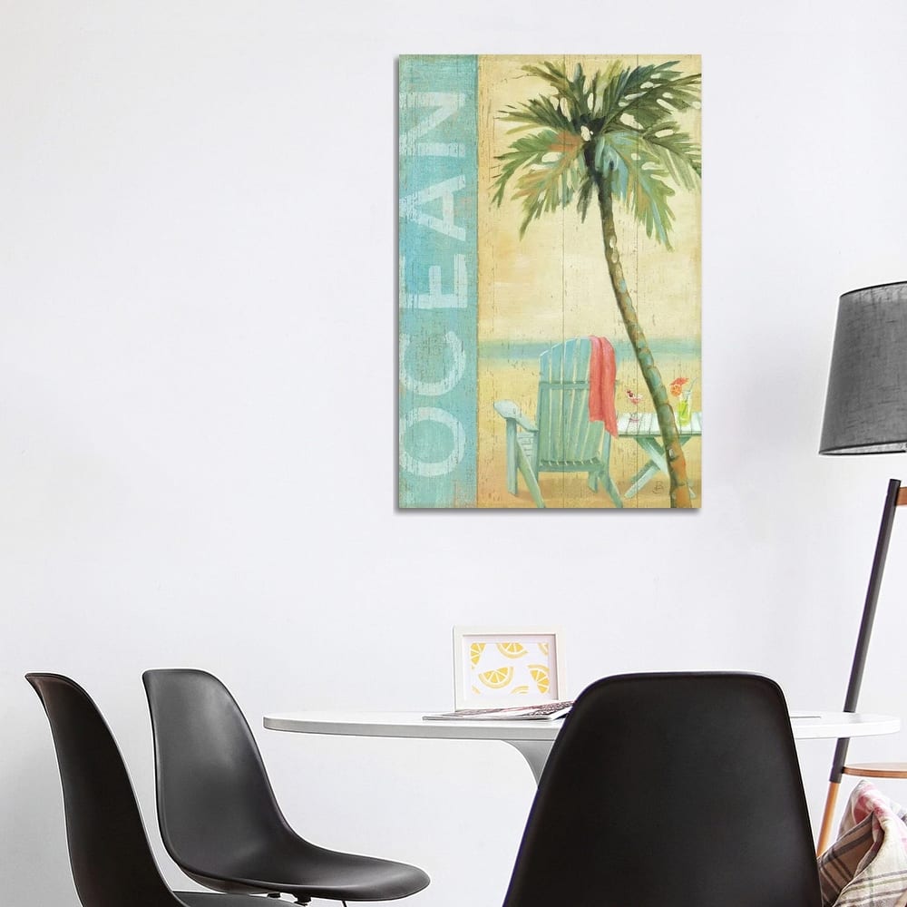 iCanvas "Ocean Beach II" by Daphne Brissonnet Canvas Print