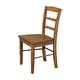 preview thumbnail 105 of 128, International Concepts Solid Wood Madrid Ladderback Chairs, Set of 2 - N/A