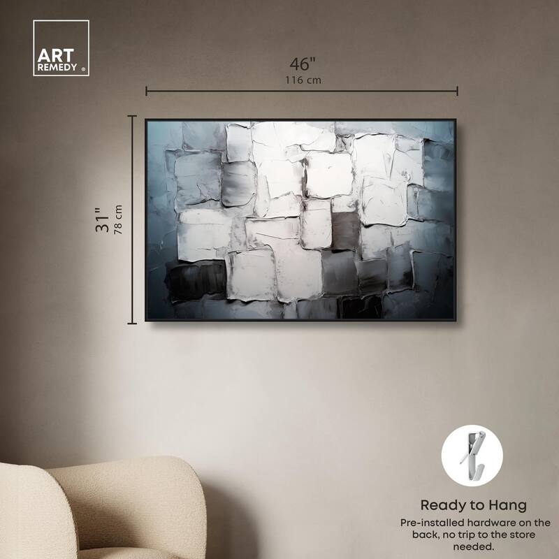 Urban Grid Canvas by Art Remedy