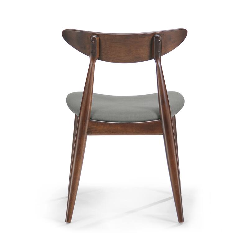 Barron Mid-Century Modern Dining Chairs (Set of 2) by Christopher Knight Home - 22.50" W x 19.75" L x 28.75" H
