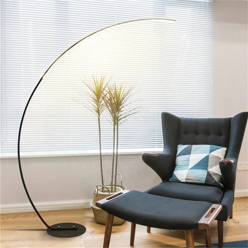 62.99 Inches Metal Arched Floor Lamp