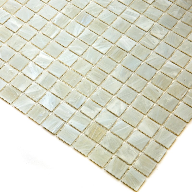 Apollo tile 12" x 12" Celestial Glossy Pastel Gray Glass Tile (20 sq ft/case) - 20 Pack