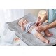 preview thumbnail 3 of 4, Comforpedic Contoured Changing Pad and Plush Cover - Grey
