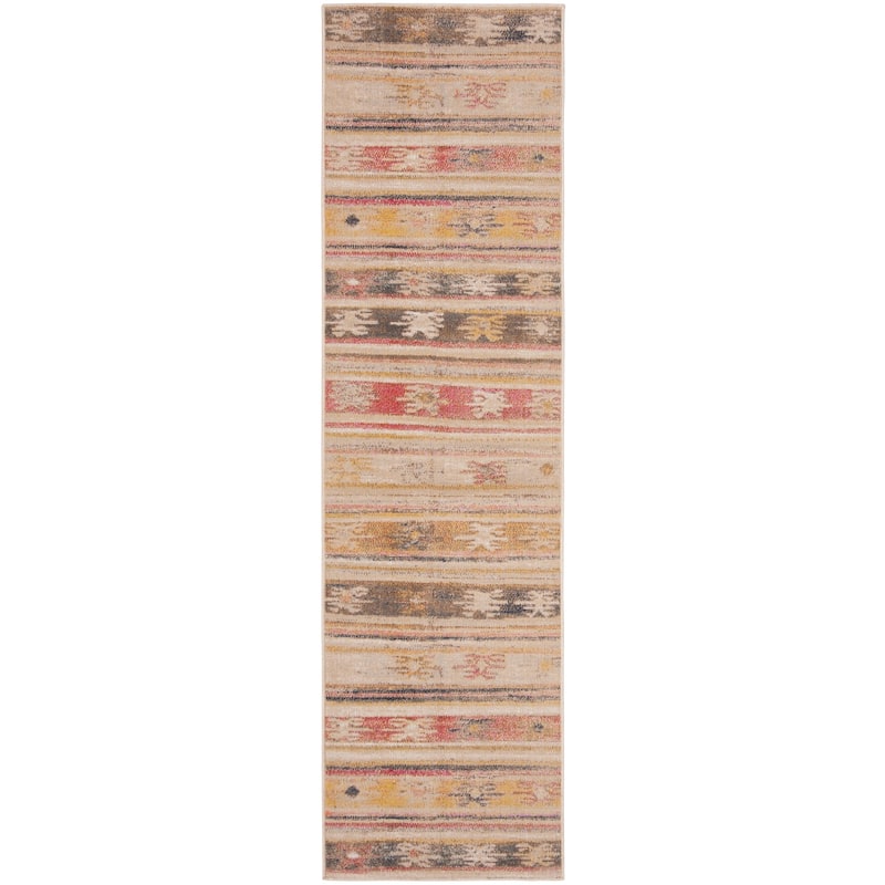 SAFAVIEH Montage Framhild Indoor/ Outdoor Waterproof Patio Backyard Rug
