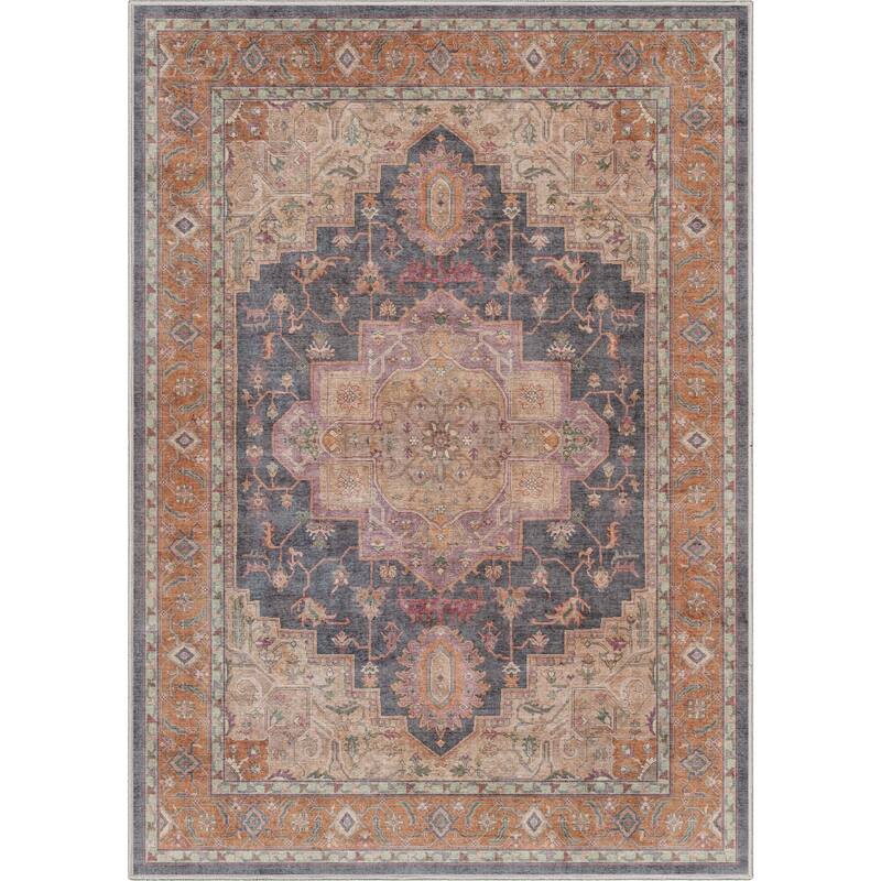 Well Woven Apollo Paris Persian Oriental Machine Washable Area Rug - 3' 3" x 5' - Multi - Rectangle