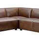 preview thumbnail 17 of 18, Abbyson Otto Top Grain Leather Sectional