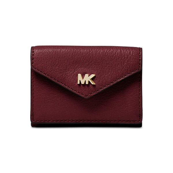 oxblood wallet michael kors